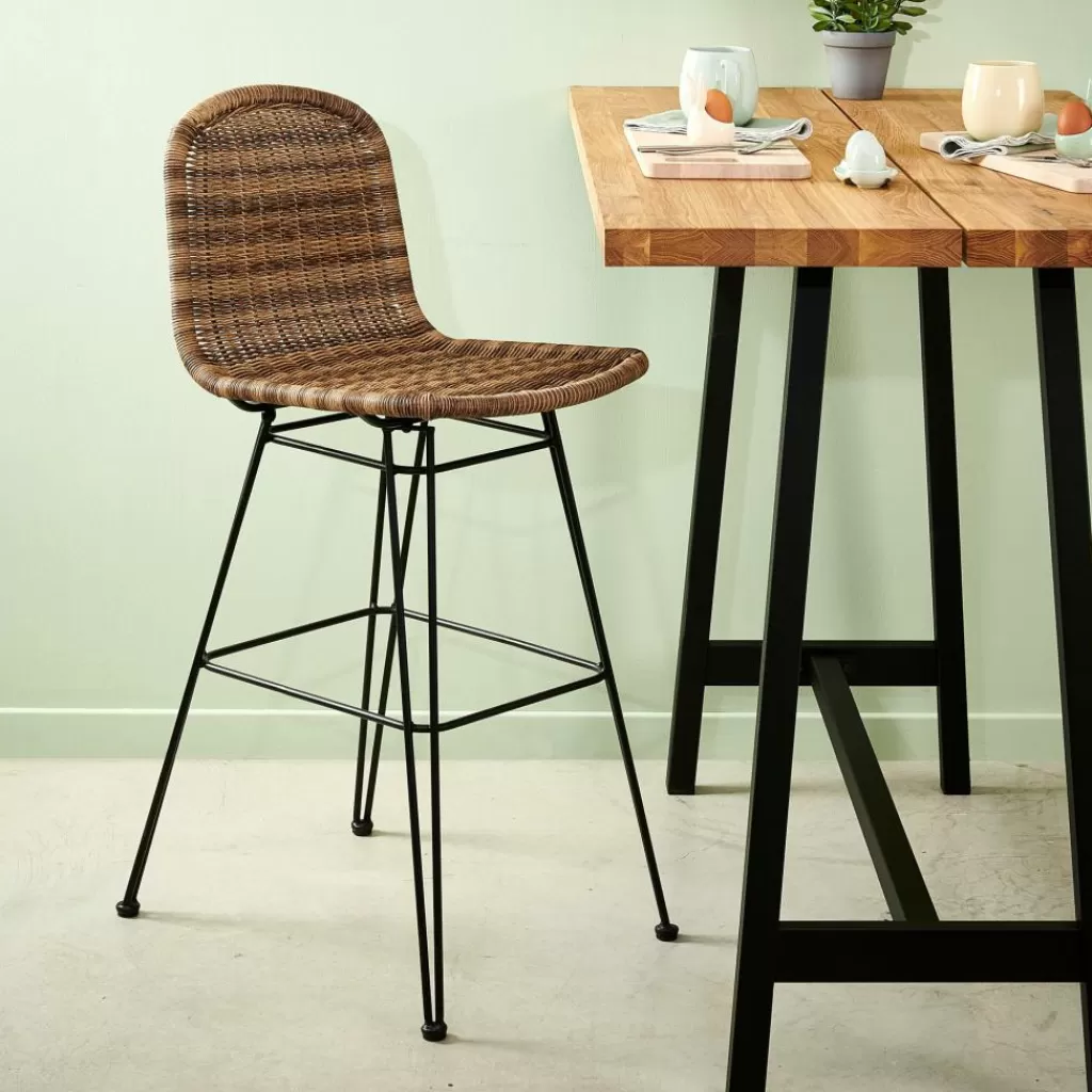 Discount VIENNA Silla De Bar Natural Sillas De Bar | Sillas De Jardín