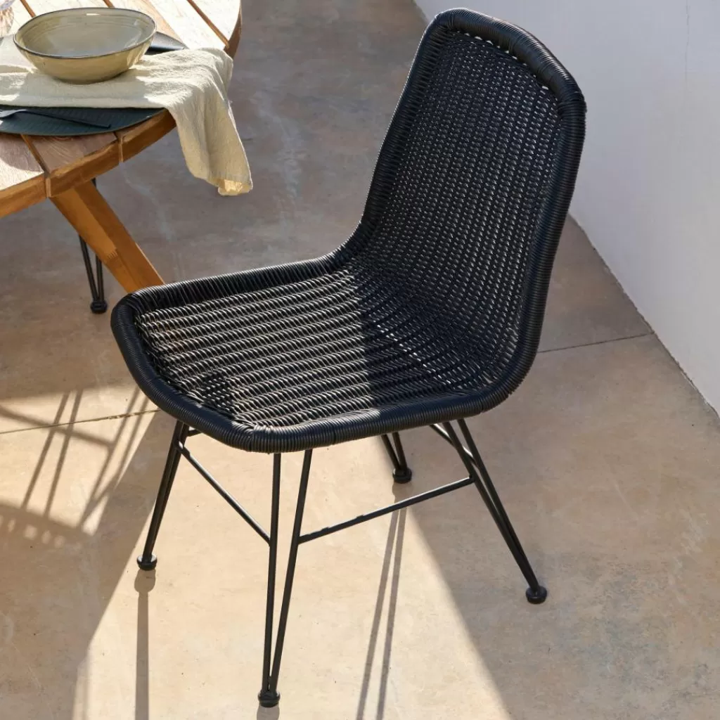 Clearance VIENNA Silla De Comedor Negro Sillas De Comedor | Sillas De Jardín