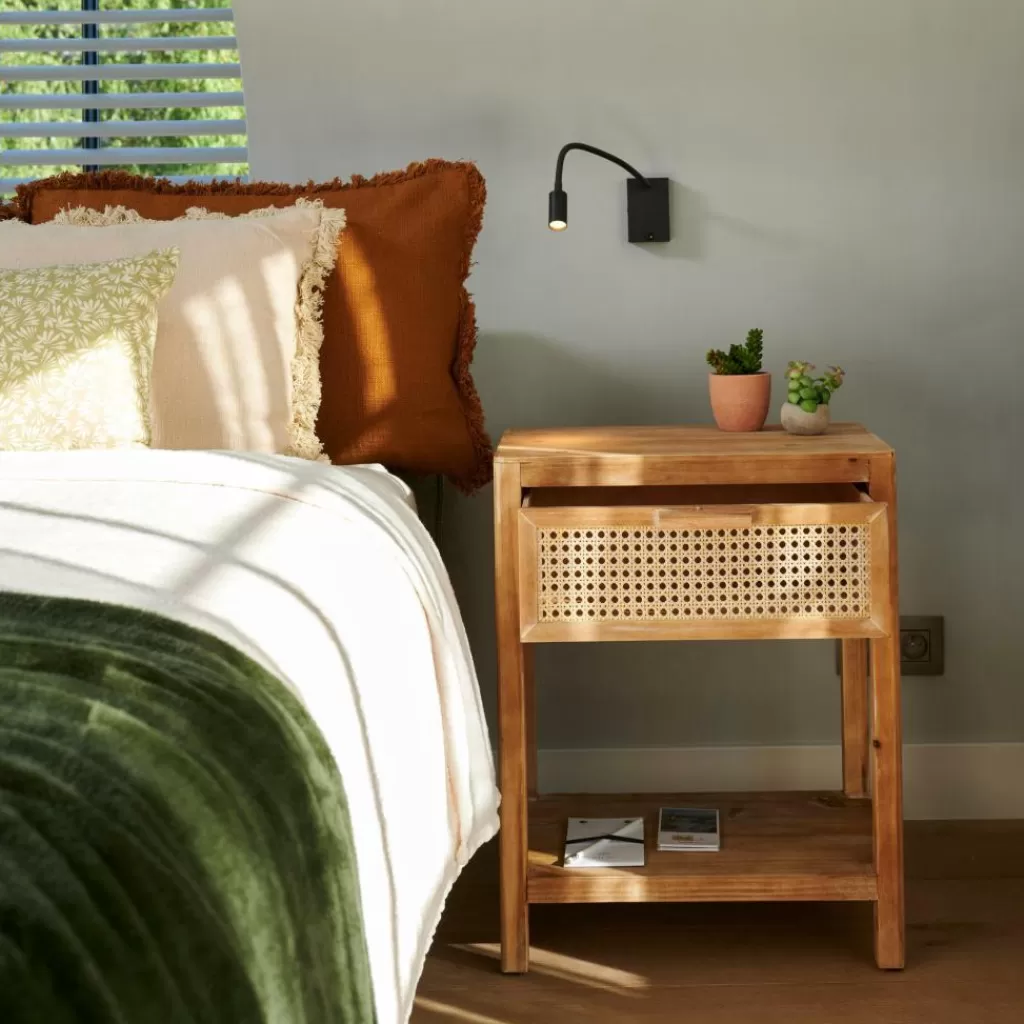 Flash Sale WEBSTER Mesilla De Noche Natural Cajoneras | Mesillas De Noche