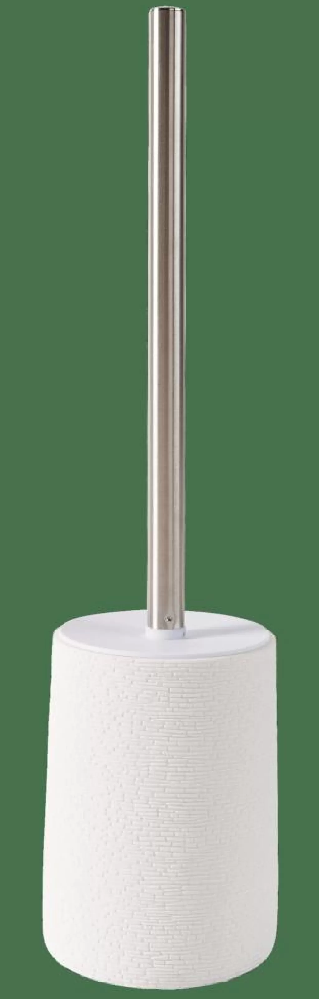 Discount WHITE ELEGANCE Cepillo WC En Soporte Blanco, Plateado Accesorios Water