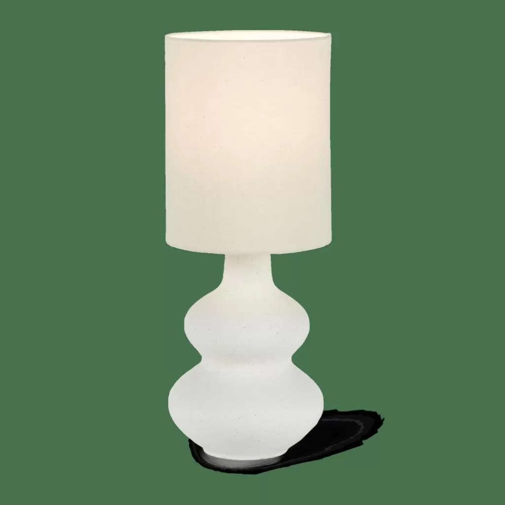 Best Sale WHITESTONE Lámp. Mesa/pantalla E27 Blanco Apagado Lamparas De Mesa