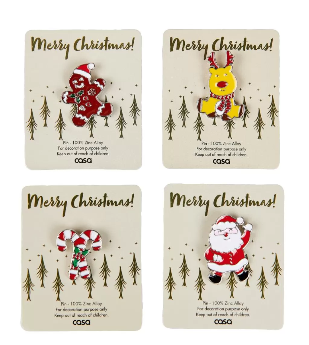 Shop X-MAS Juego Horno 4 Partes Espátula Con 3 Moldes Dorado, Multicolor Moldes