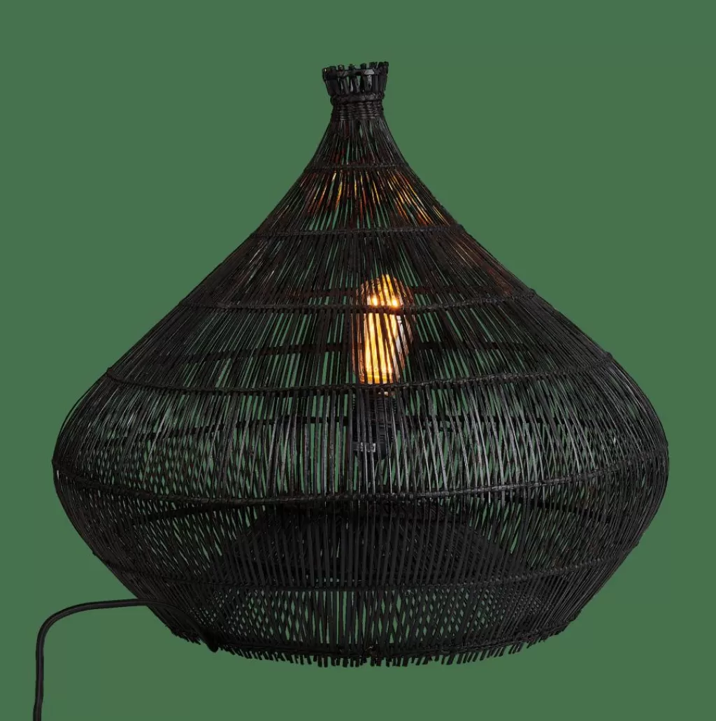 Cheap ZALOU Lámpara De Mesa Negro Lamparas De Mesa