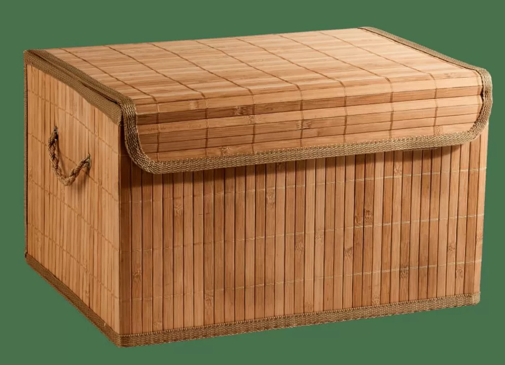 New ZEN Caja Con Asas Natural Cestas De Almacenaje