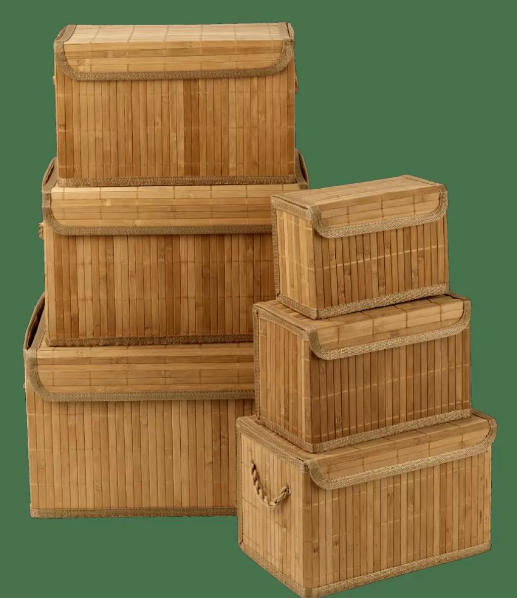 Best ZEN Caja Con Asas Natural Cestas De Almacenaje