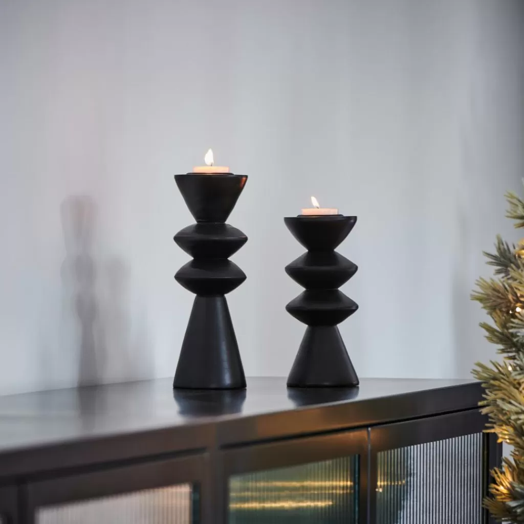Shop ZIGZAG Soporte Para Vela Pequeña Negro Soprortes Para Velitas | Halloween